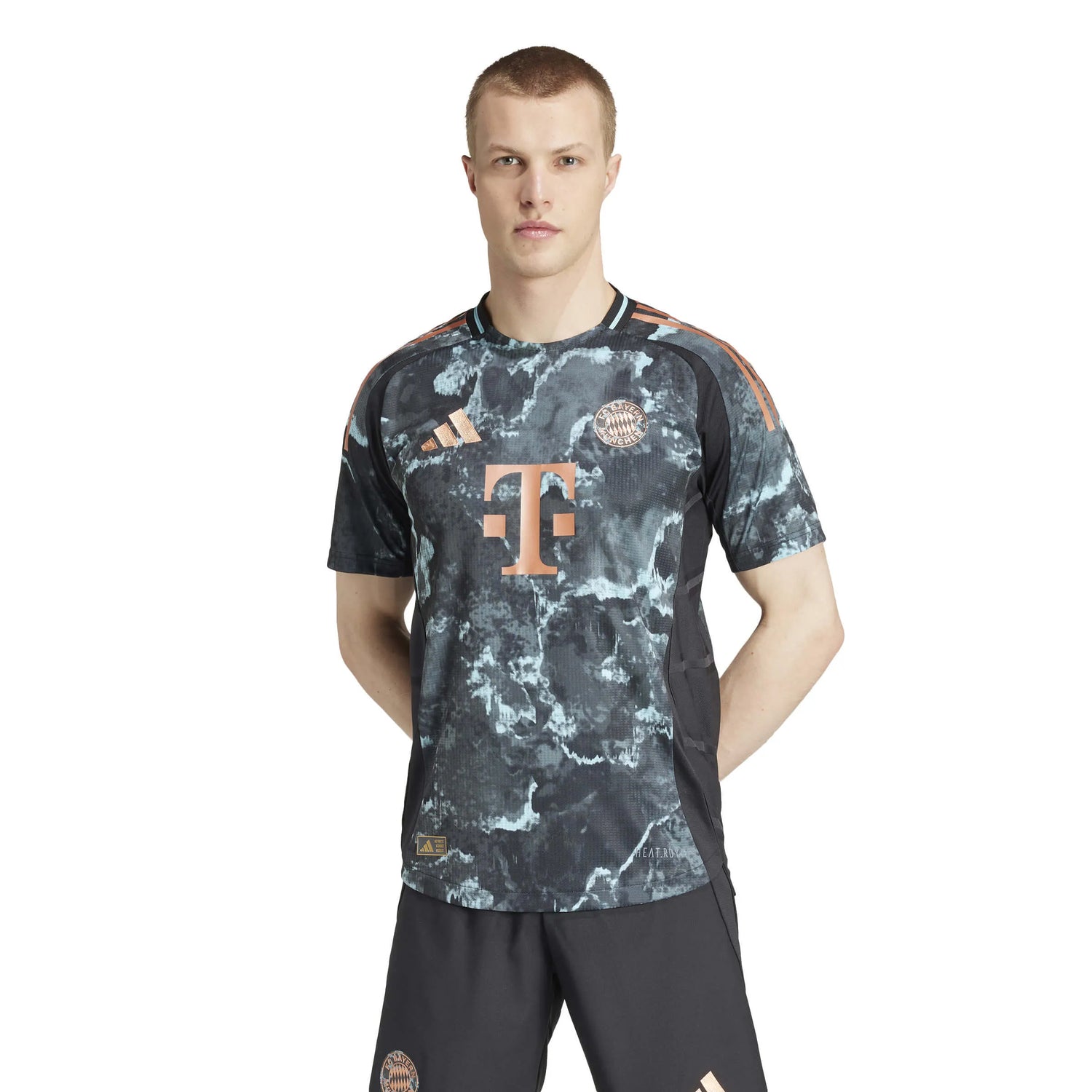 adidas 2024-25 Bayern Munich Men's Authentic Away Jersey (Model - Front)