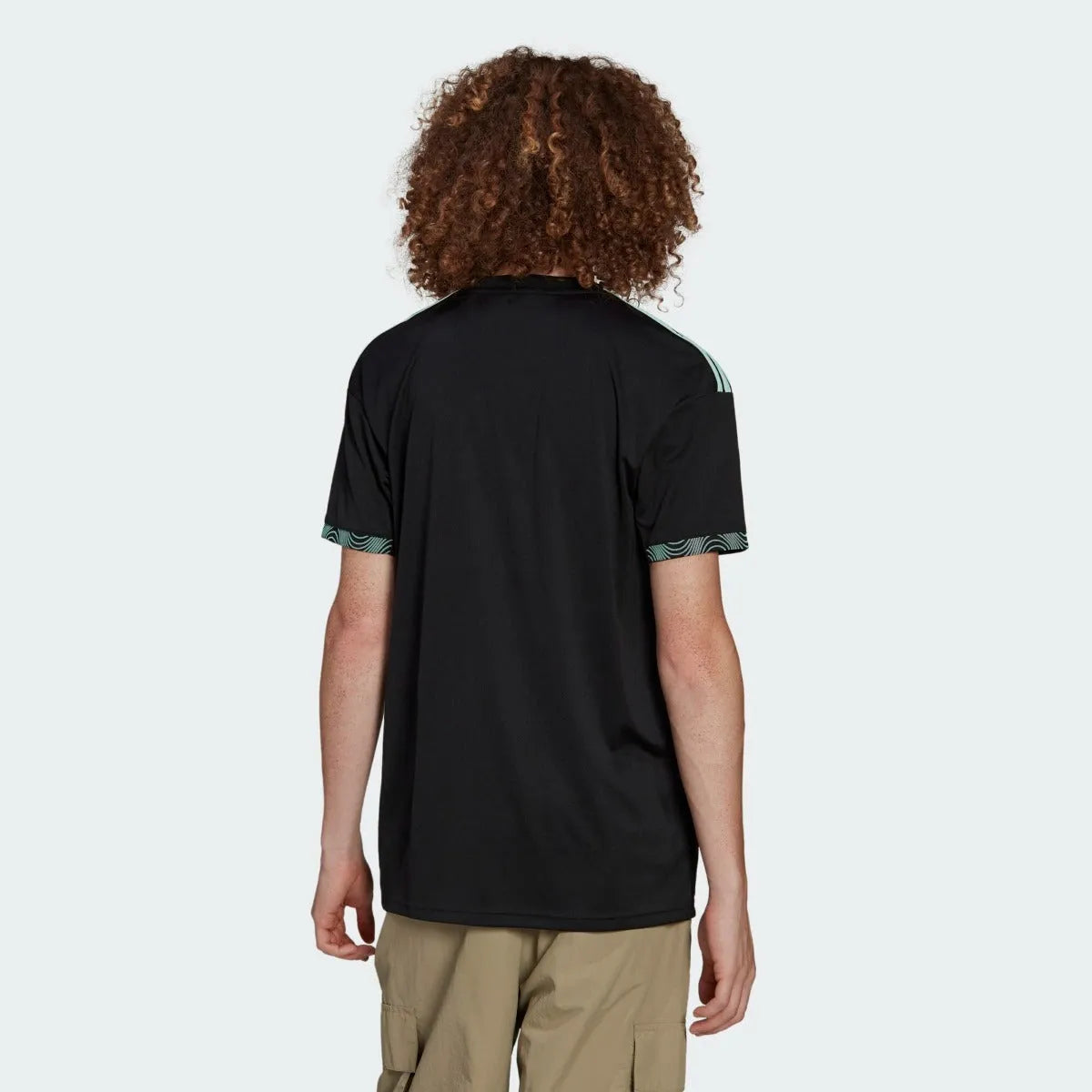 adidas 2022-23 Charlotte FC Away Jersey - Black-Clear Mint (Model - Back)