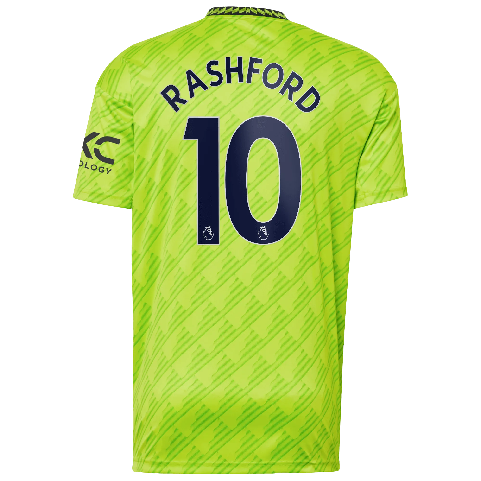 adidas 2022-23 Manchester United Third Jersey - Solar Slime
