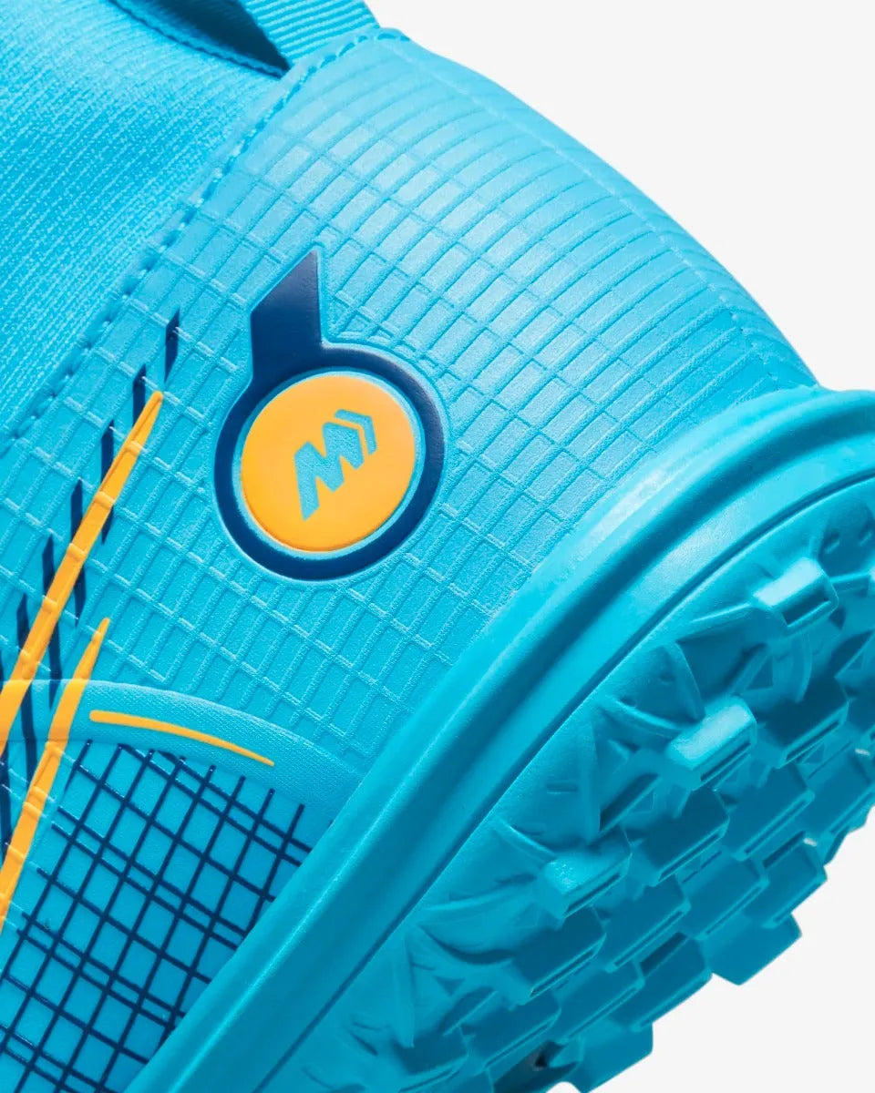 Nike JR Superfly 8 Academy Turf - Chlorine Blue-Laser Orange (Detail 2)