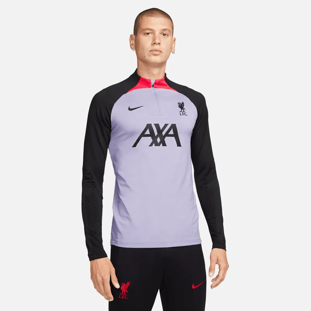 Nike 2022-23 Liverpool Dri-Fit Long Sleeve Training Top (Model - Front)