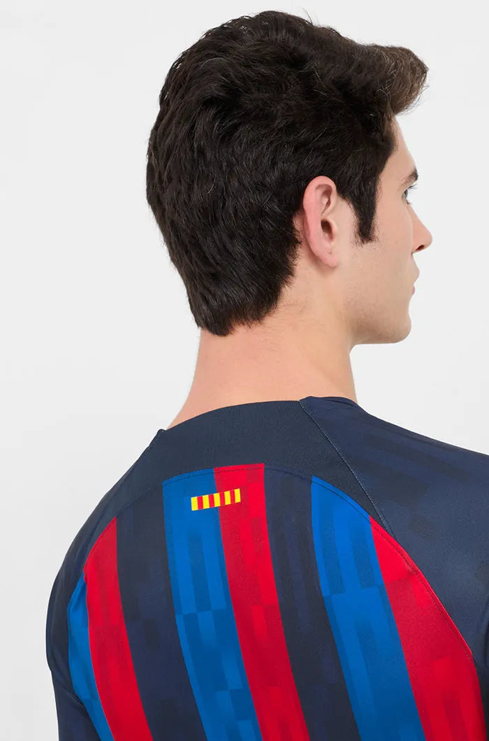 Nike 2022-23 FC Barcelona Home Jersey - Obsidian-Sesame (Detail 2)