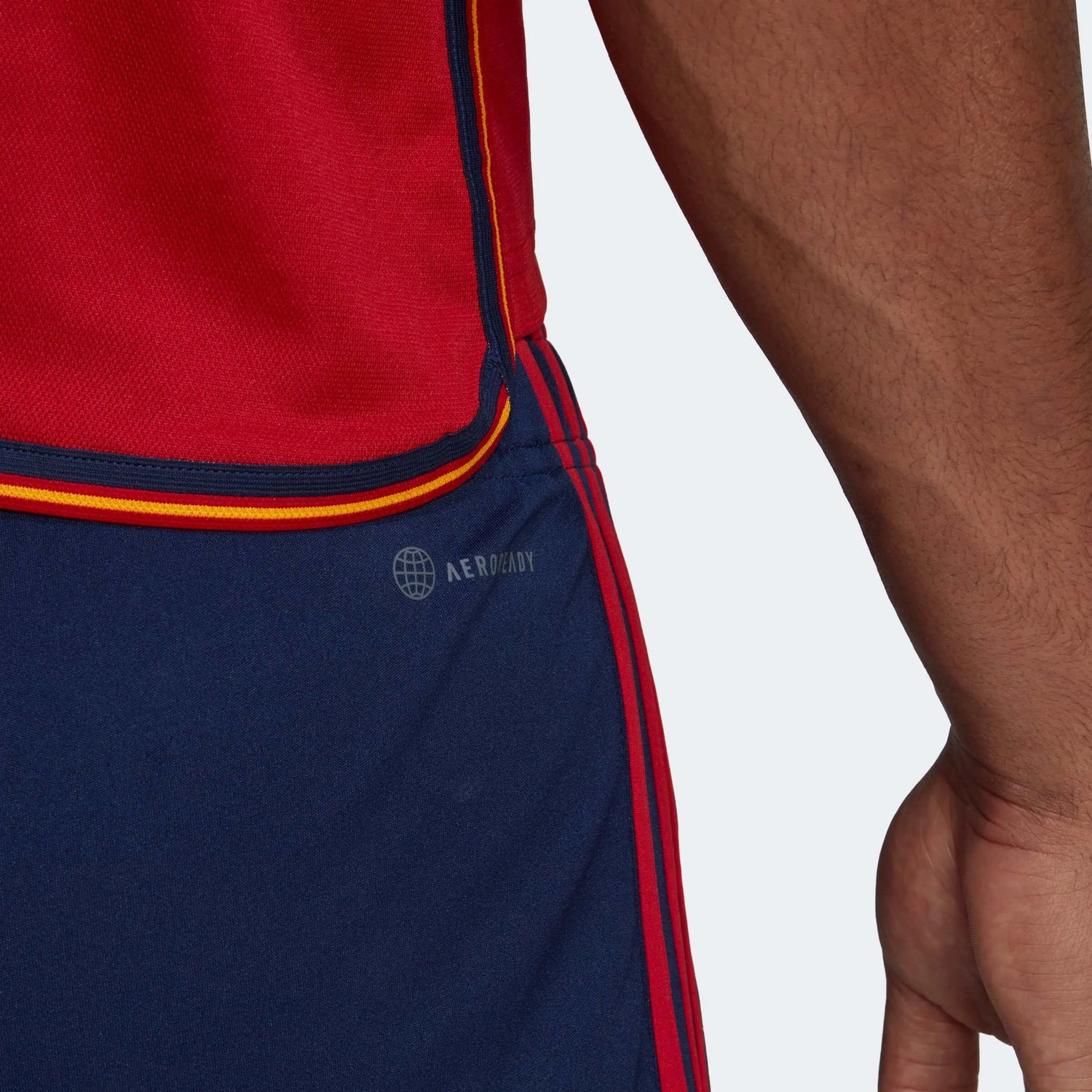  adidas 2022-23 Spain Home Shorts (Detail 1)