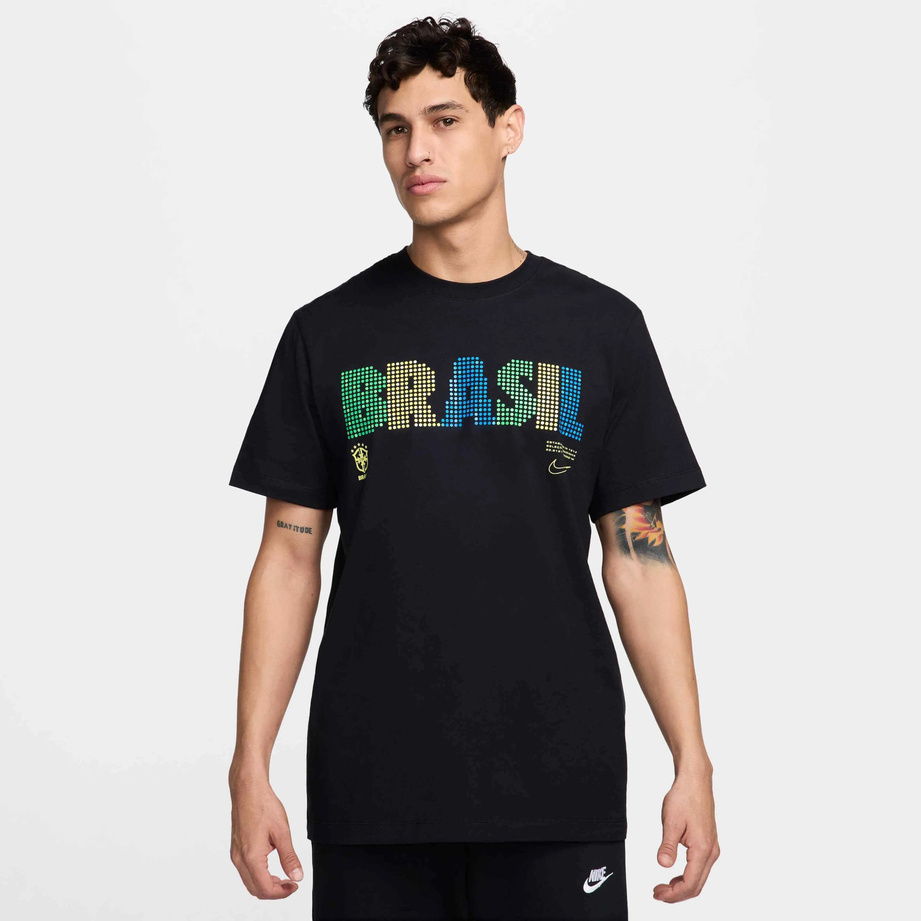 Nike 2024-25 Brazil Men's Lights SS Tee (Model - Front)