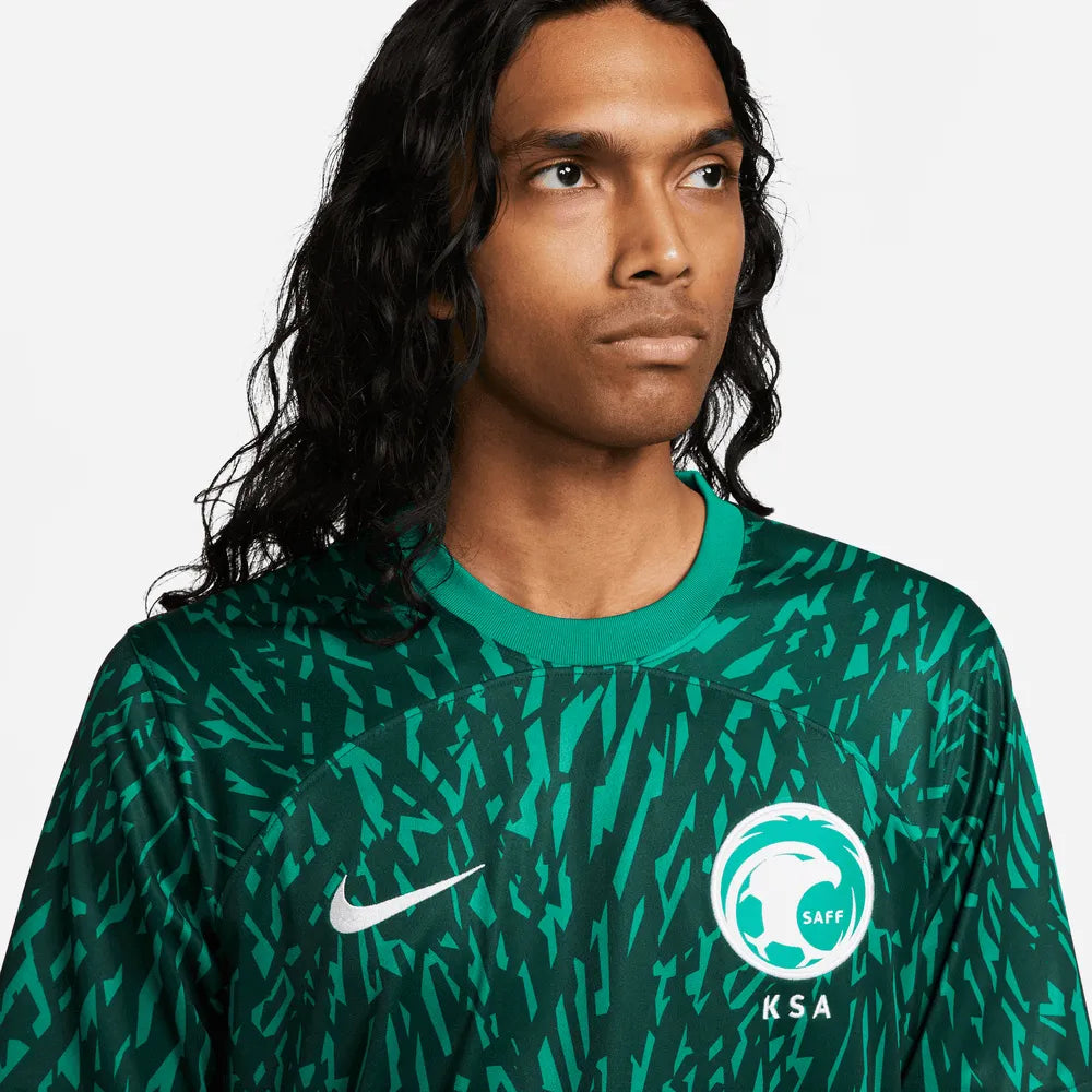 Nike 2022-23 Saudi Stadium Away Jersey - Green (Detail 1)