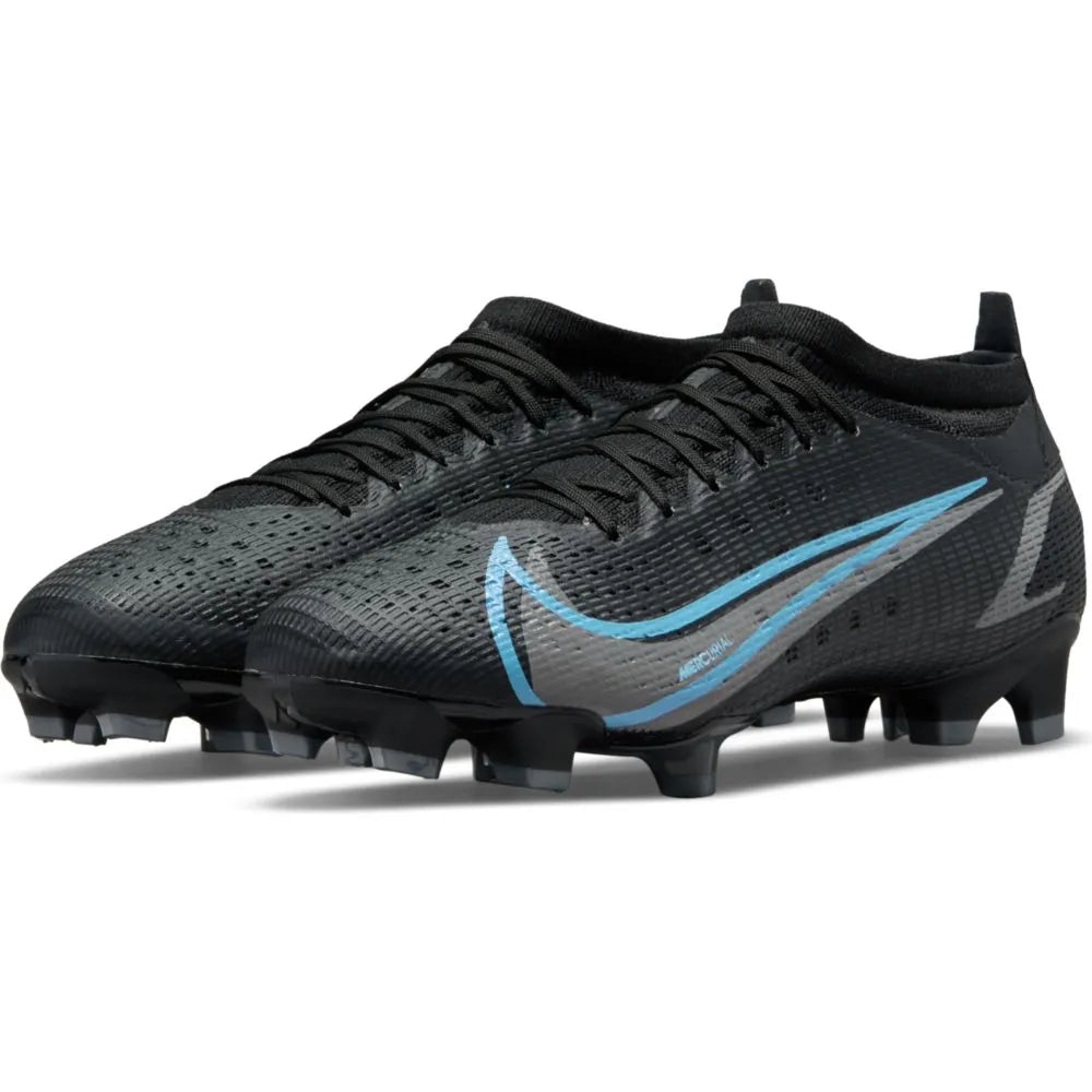 Nike Vapor 14 PRO FG - Black-Blue (Pair - Diagonal)