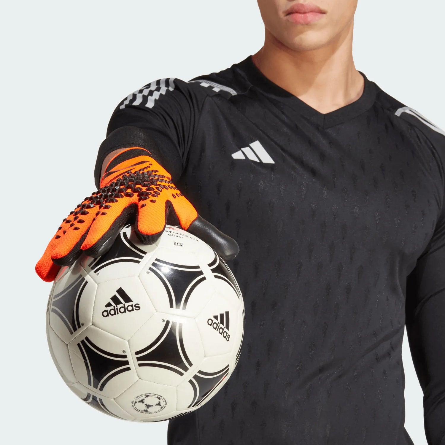 adidas Predator GL Pro Gloves Solar Orange Black Black (Model 2)
