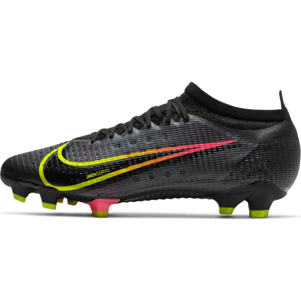 Nike Mercurial Vapor 14 PRO FG - Black-Volt-Crimson (Side 1)
