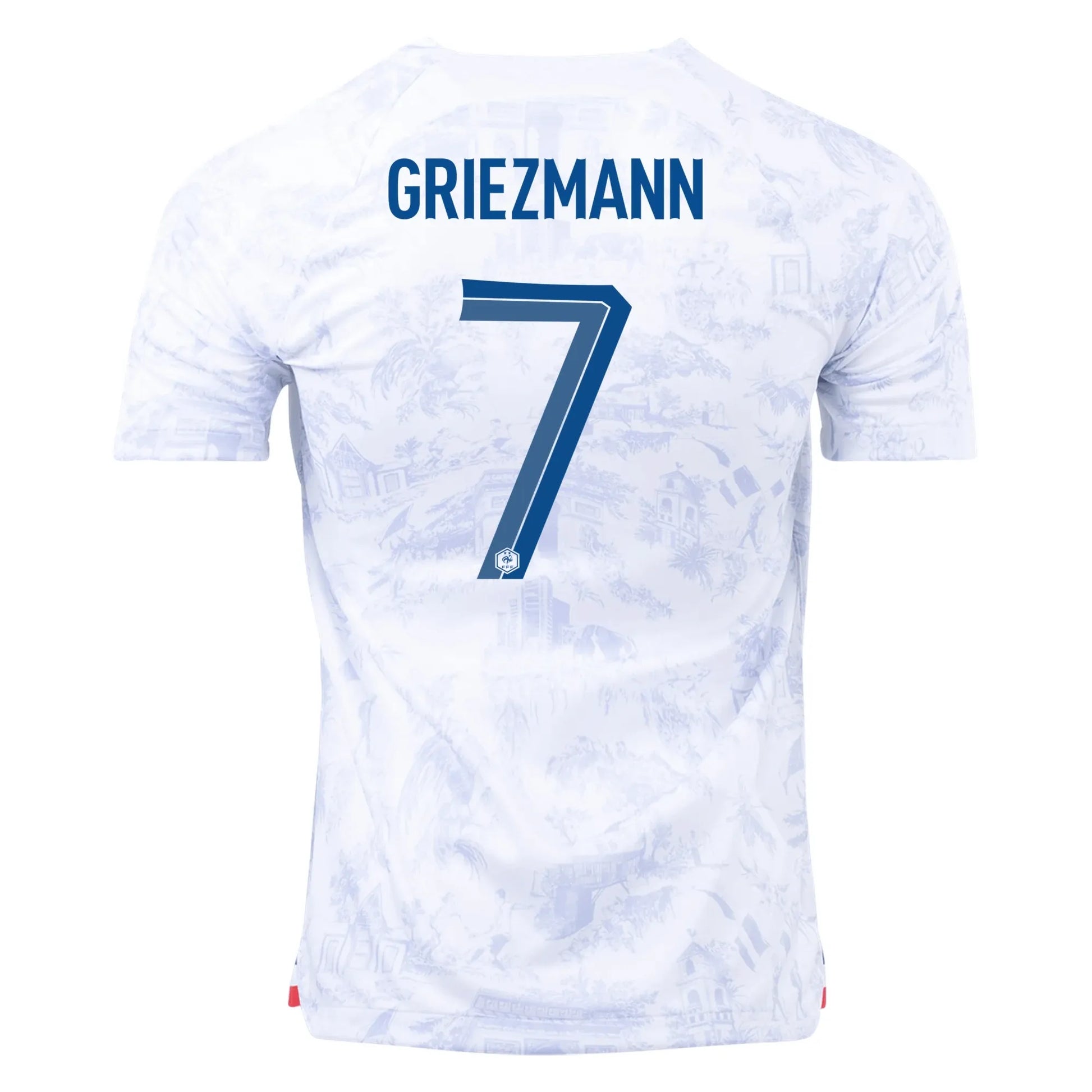 Nike 2022-23 France Away Jersey - White-Royal (Griezmann)