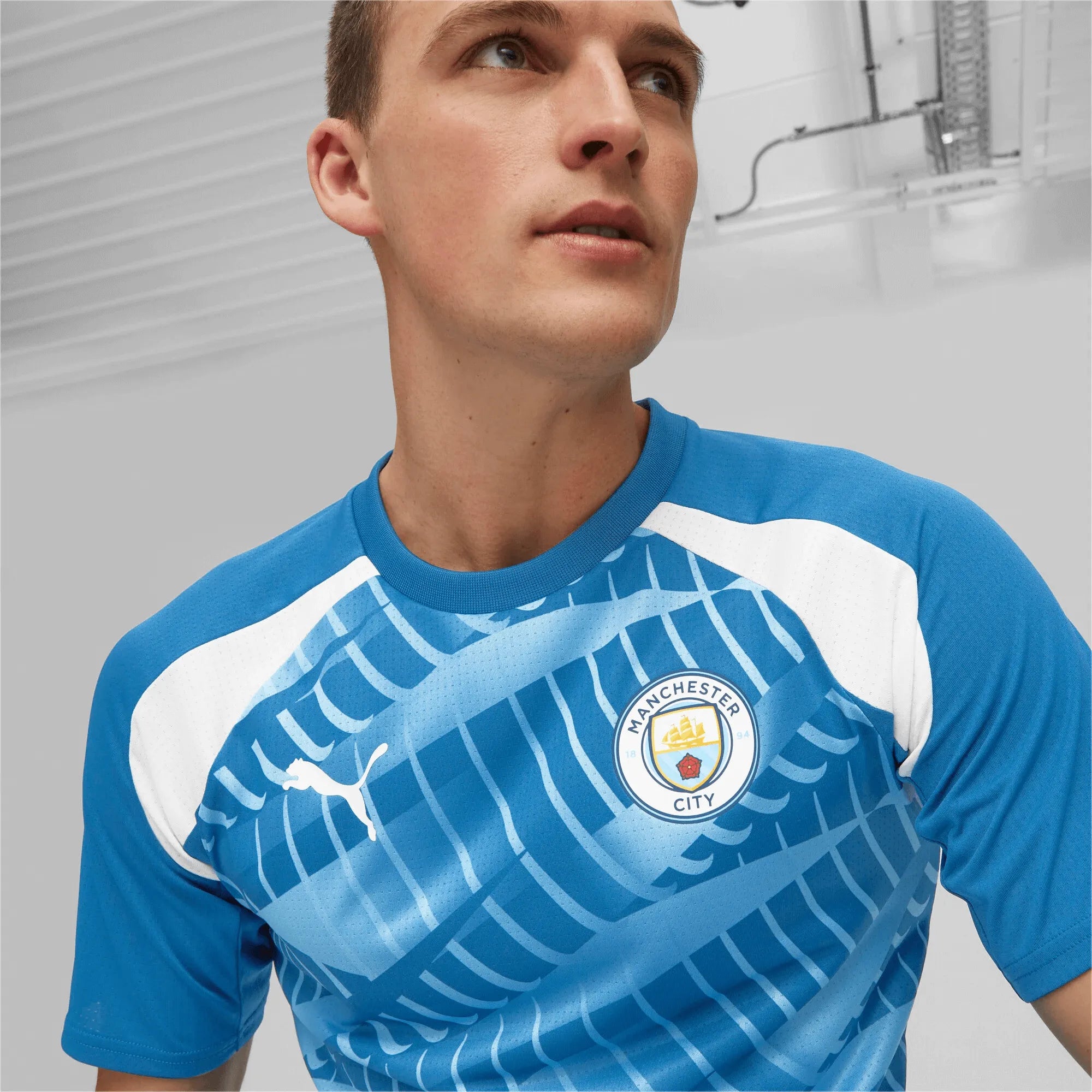Puma 2023-24 Manchester City Men's Pre-Match Jersey