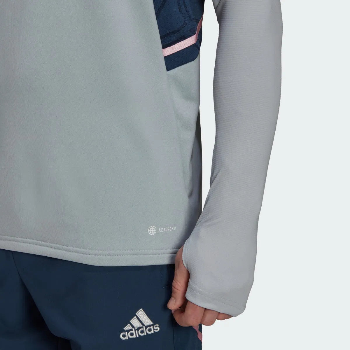 adidas 22-23 Arsenal Training Top - Onix (Detail 1)