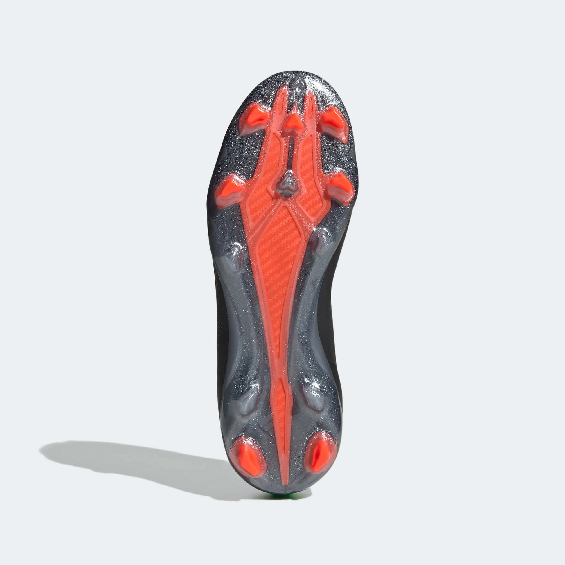 adidas JR X SpeedPortal + FG - Black-Solar Red (Bottom)