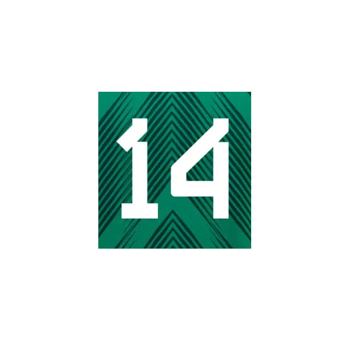 Mexico 2022/23 Home Chicharito #14 Jersey Name Set (Front)