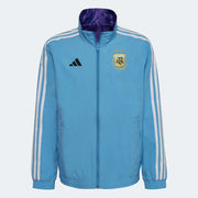 adidas 2022-23 Argentina Youth Anthem Jacket Sky Blue-White (Front)