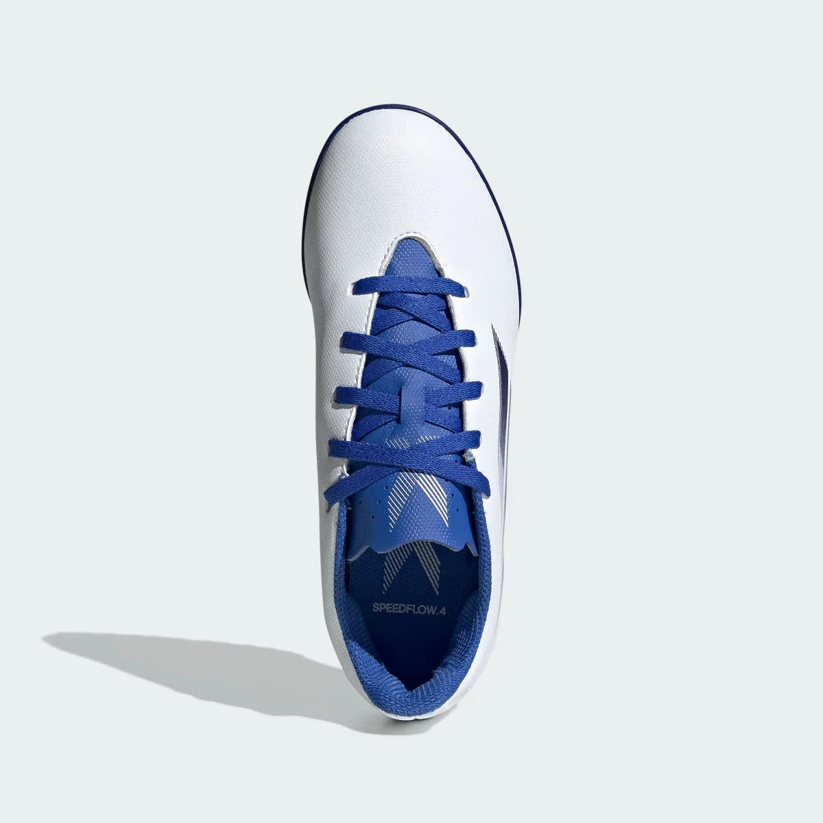 adidas Kids X Speedflow .4 Turf - White-Indigo (Top)