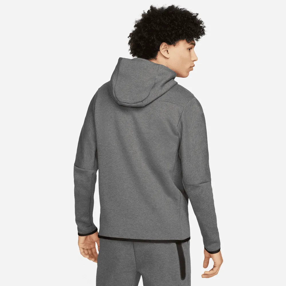 Nike 2023-24 Liverpool Men's Tech Fleece Windrunner Full-Zip Hoodie (Model - Back)