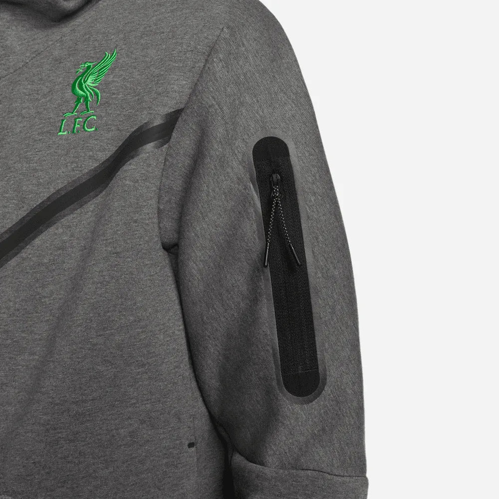 Nike 2023-24 Liverpool Men's Tech Fleece Windrunner Full-Zip Hoodie (Detail 4)