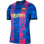 Nike 2021-22 Barcelona Third Jersey - Hyper Royal-Varsity Maize (Front)