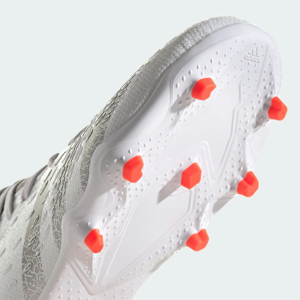 Adidas JR Predator Freak .3 FG - White-Iron Metallic (Detail 2)