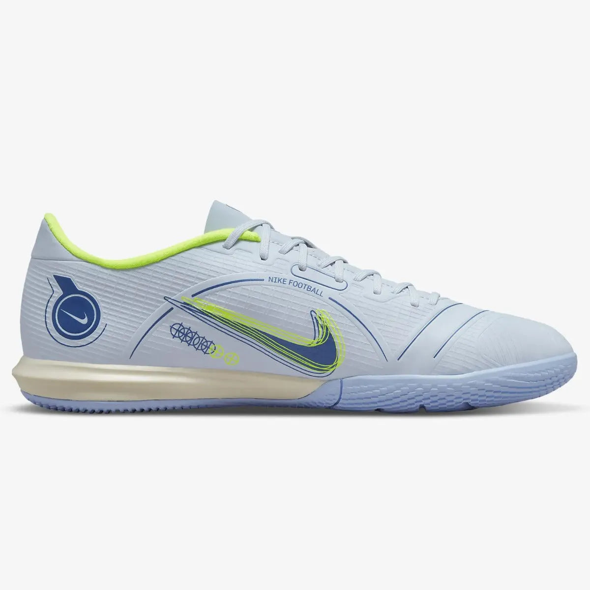 Nike Mercurial Vapor 14 Academy Indoor - Grey Blue (Side 2)