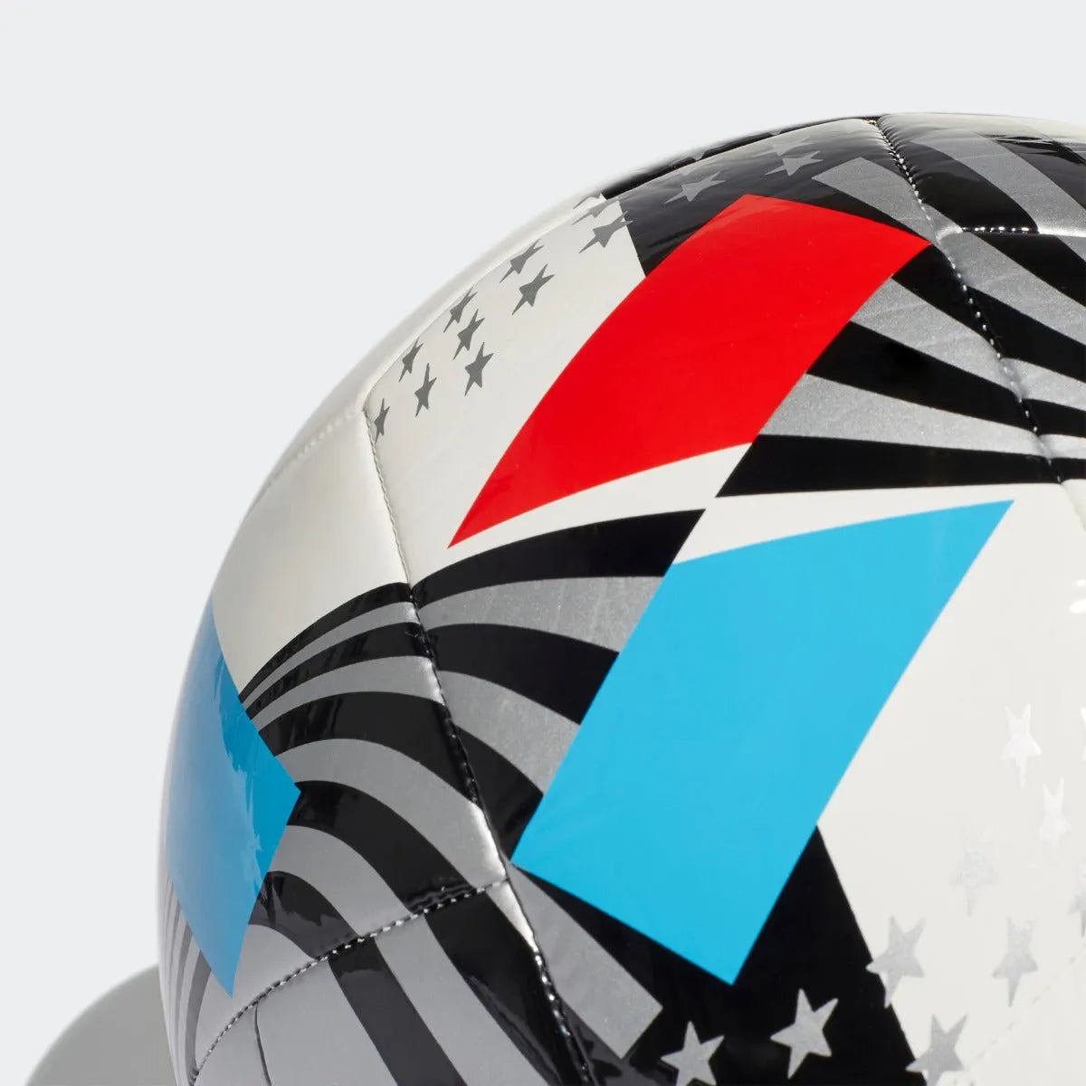 Adidas 2021 MLS Club Ball - White-Black-Blue-Red
