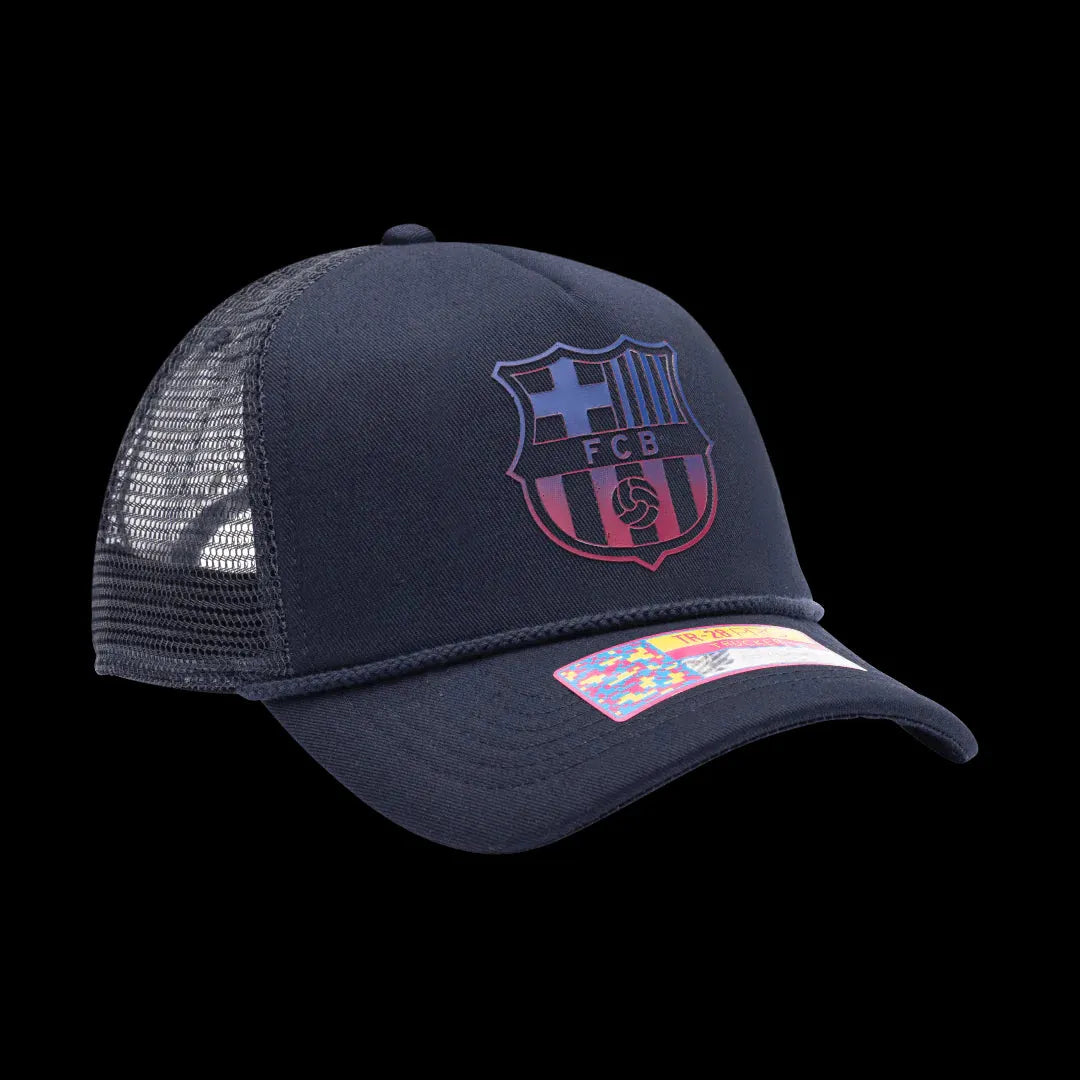 FI Collection Barcelona Atmosphere Trucker Hat - Navy (Diagonal 2)