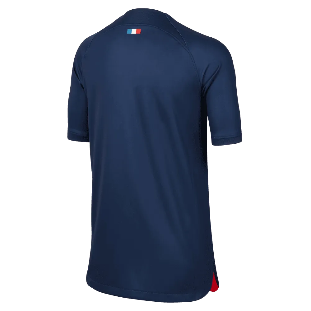 Nike 2023-24 PSG Youth Home Jersey (Back)