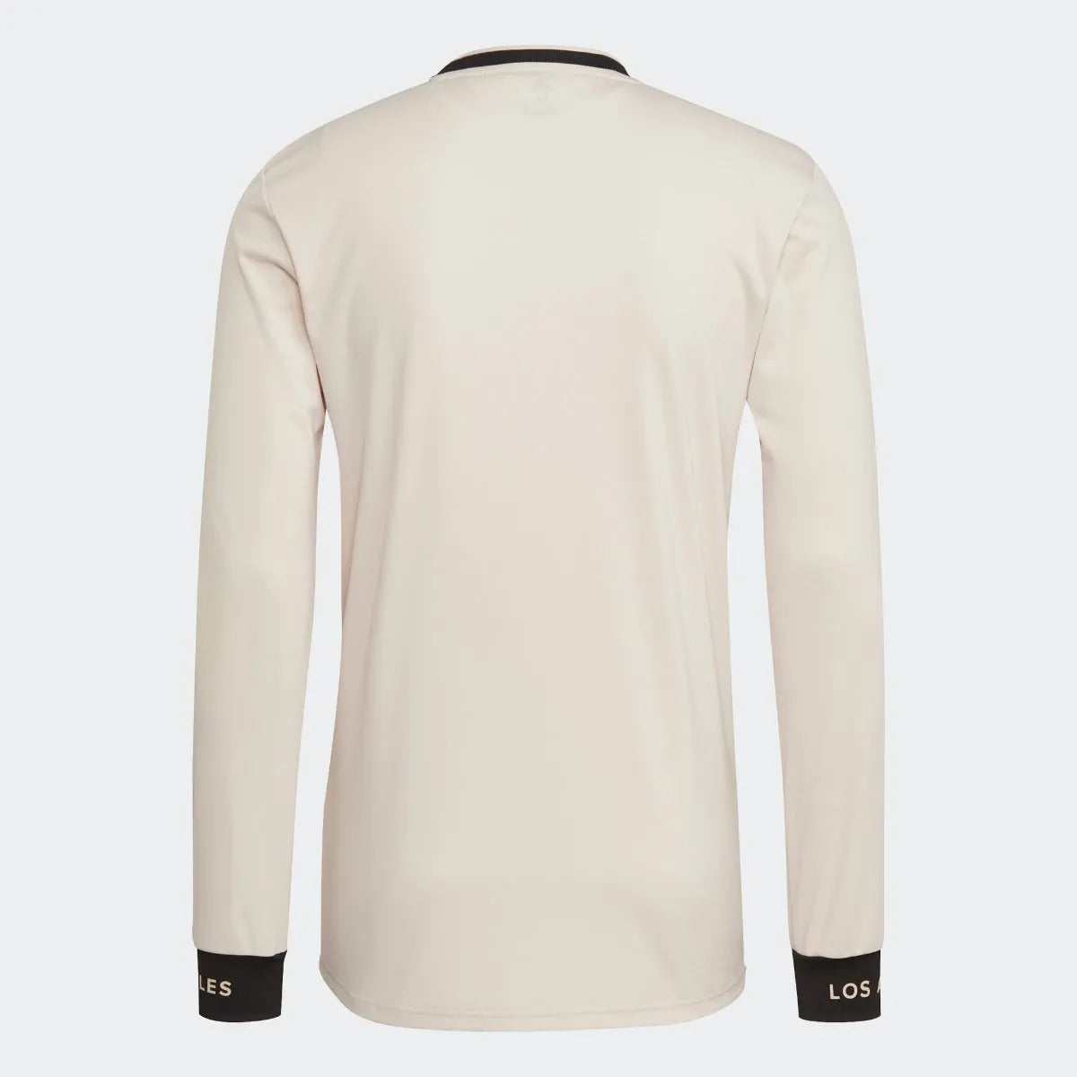 Adidas 2021-22 LAFC Away Long-Sleeve Jersey - Beige-Black (Back)
