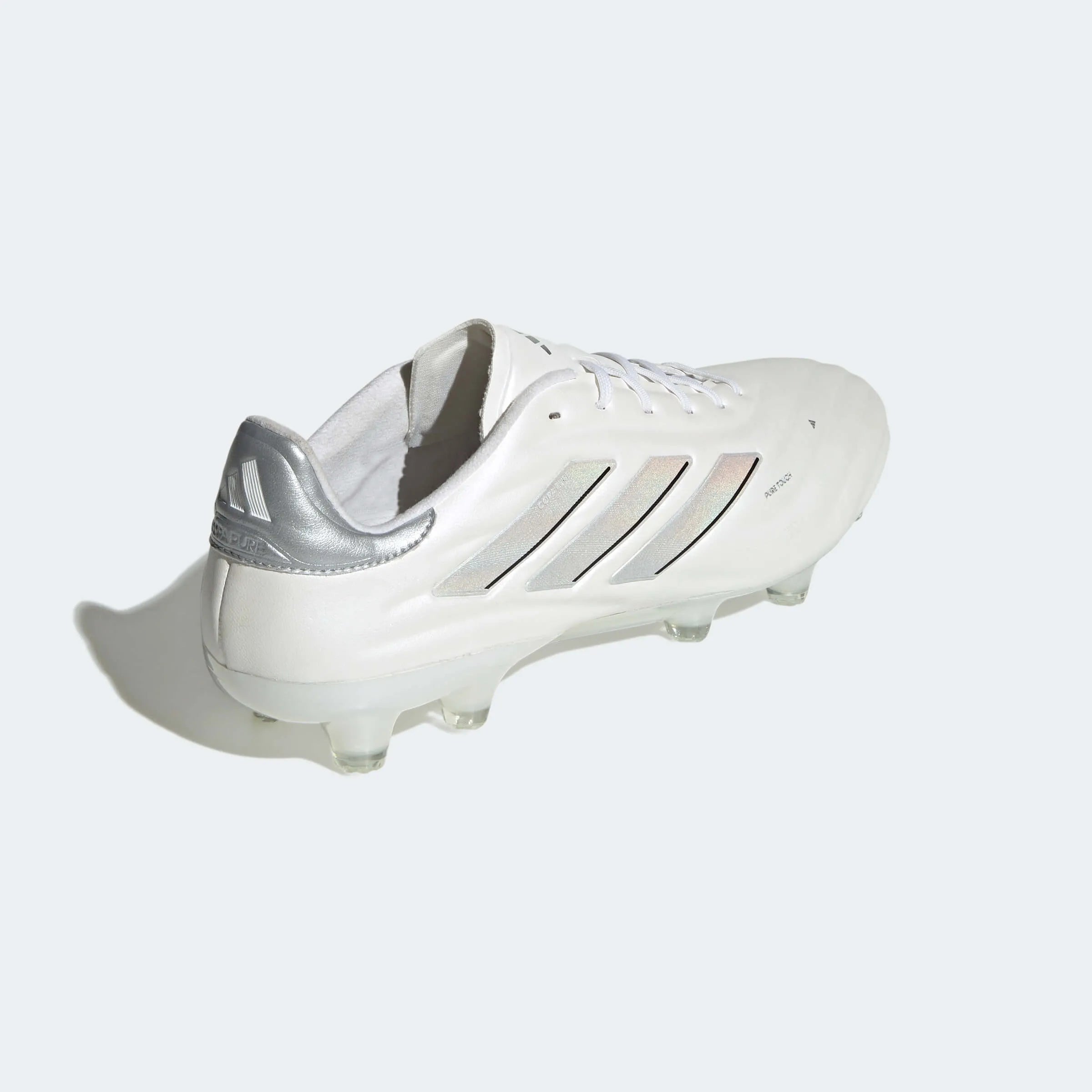 adidas Copa Pure 2 Elite FG - (HO23) Cloud White - Cloud White - Silver Metallic (Lateral - Back)