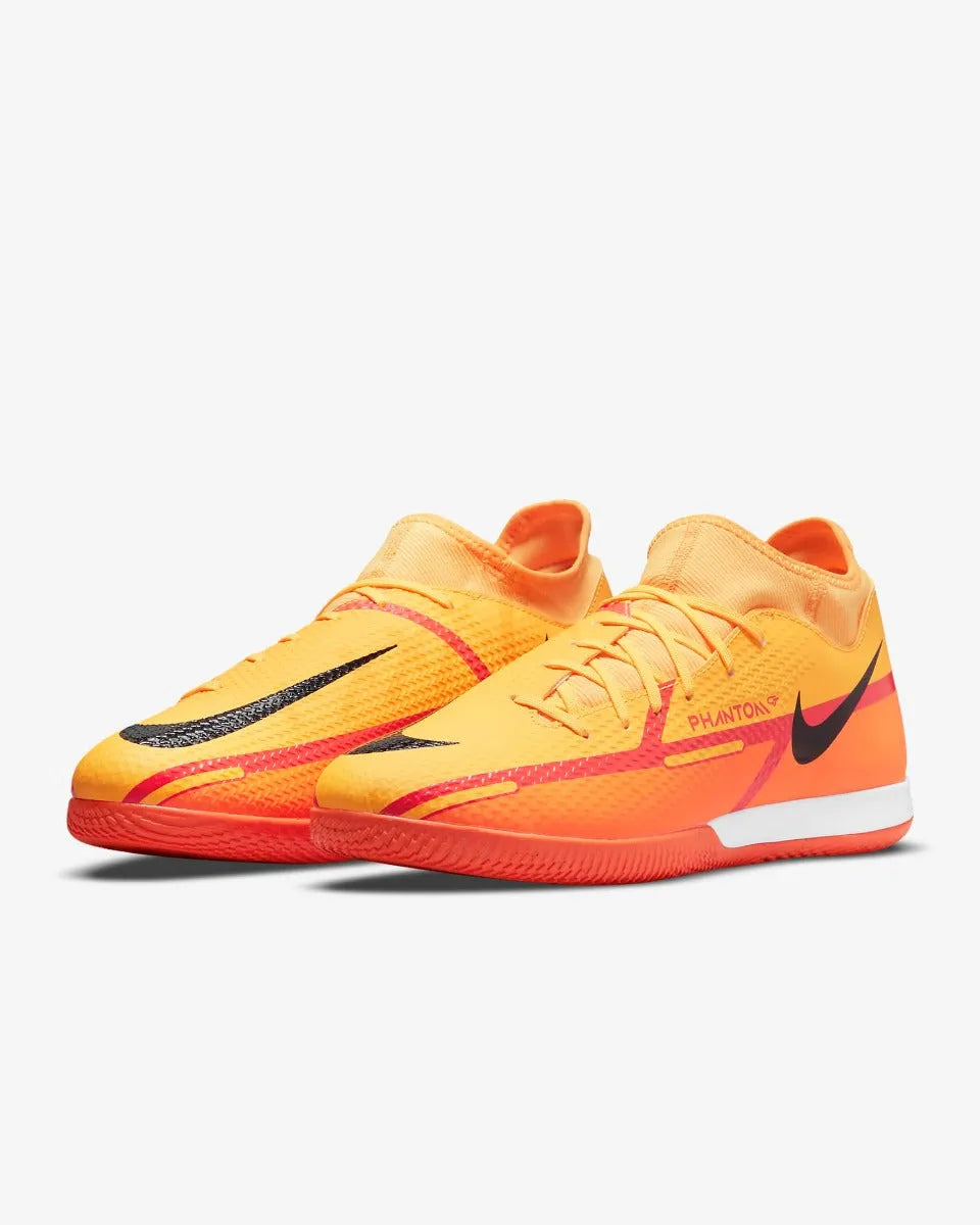 Nike Phantom GT2 Academy DF IC - Laser Orange-Black (Pair - Diagonal)