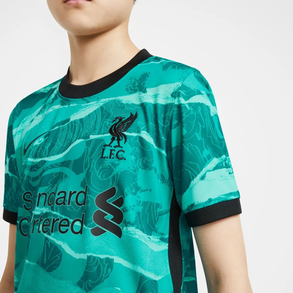 Nike 2020-21 Liverpool Youth Away Jersey - Turquoise