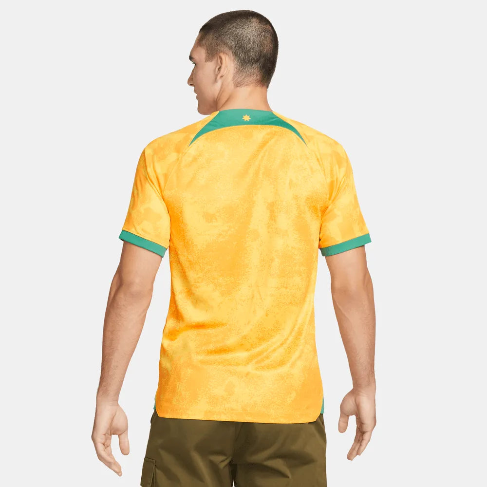Nike 2022-23 Australia Home Jersey (Model - Back)