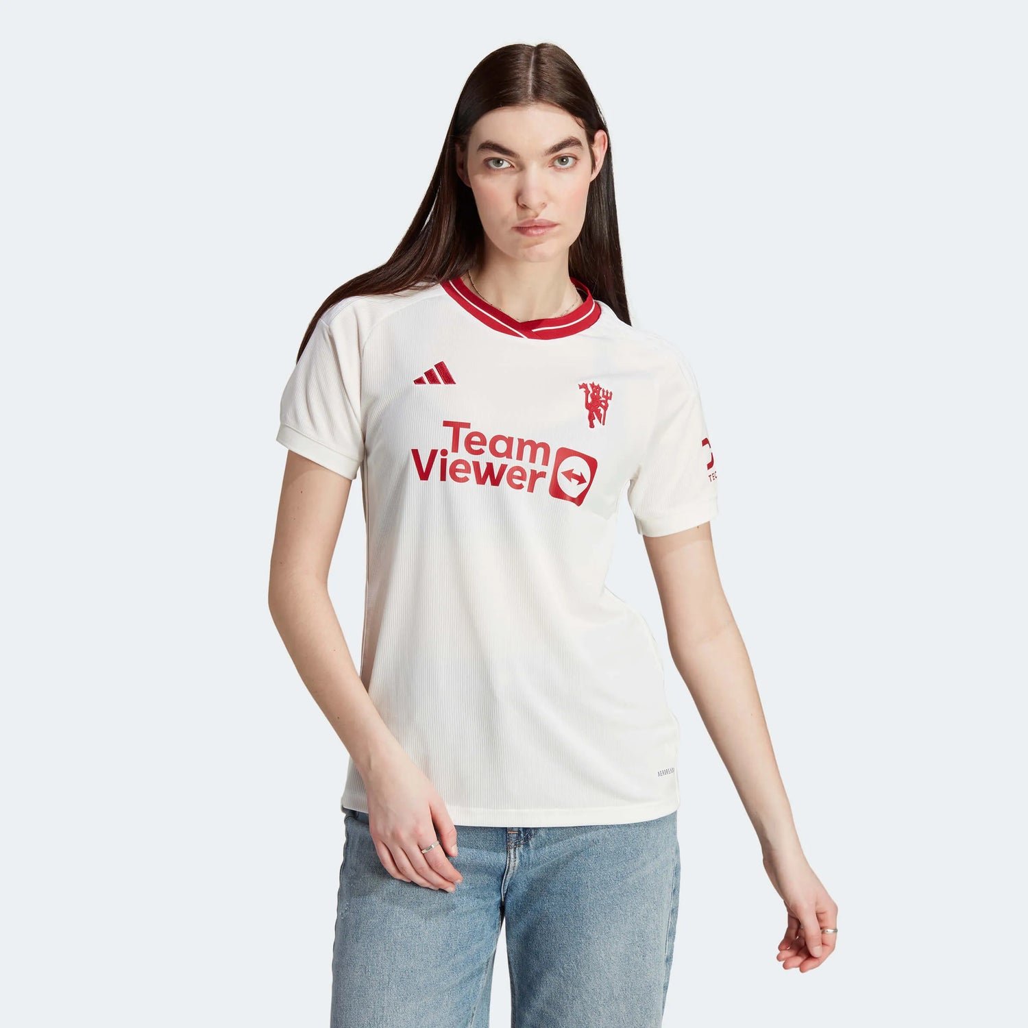 adidas 2023-24 Manchester United Women's Stadium Third Jersey (Model - Front)