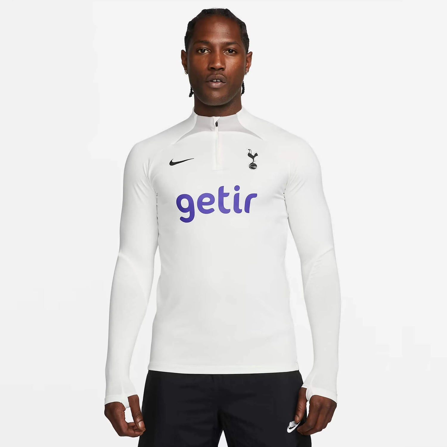 Nike 2022-23 Tottenham Strike Drill Top - White (Model - Front)