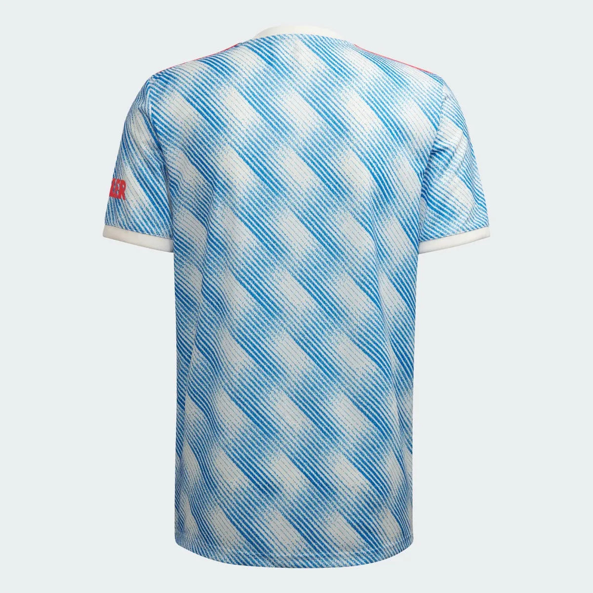 Adidas 2021-22 Manchester United Away Jersey - White-Royal (Back)