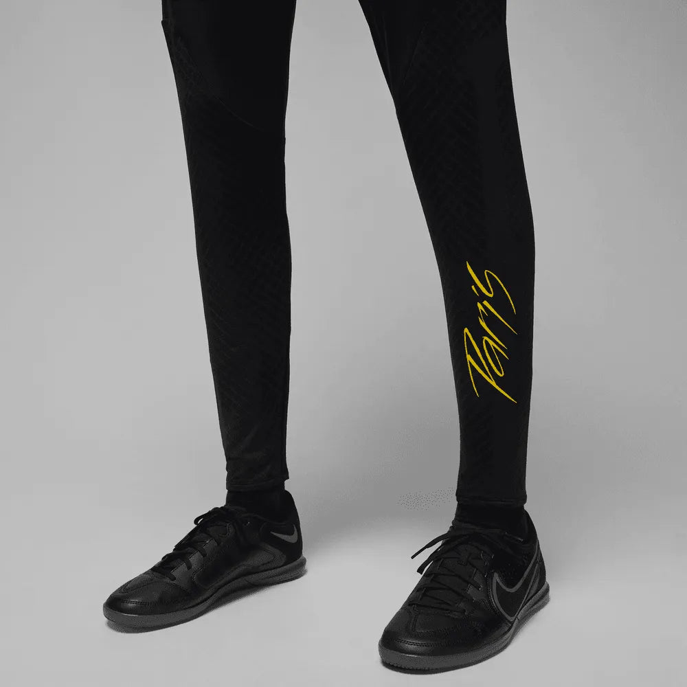 Nike 2022-23 Paris Saint-German 4th Strike Training Pants - Black - Yellow (Detail 4)