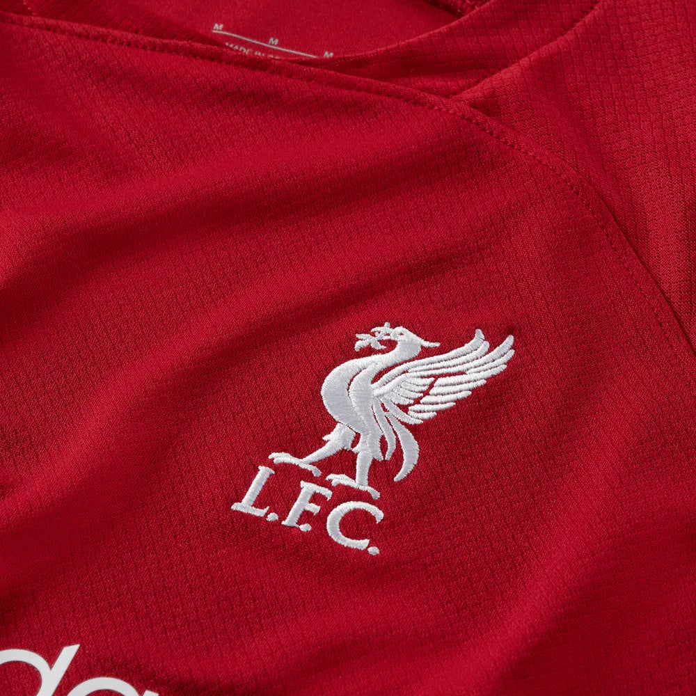 Nike 22-23 Liverpool FC Youth Home Jersey - Red-White (Detail 5)