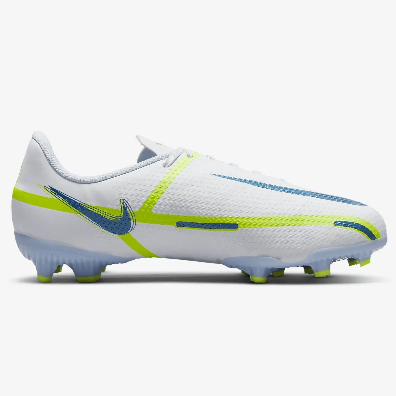 Nike JR Phantom GT2 Academy FG-MG - Grey-Blue (Side 2)