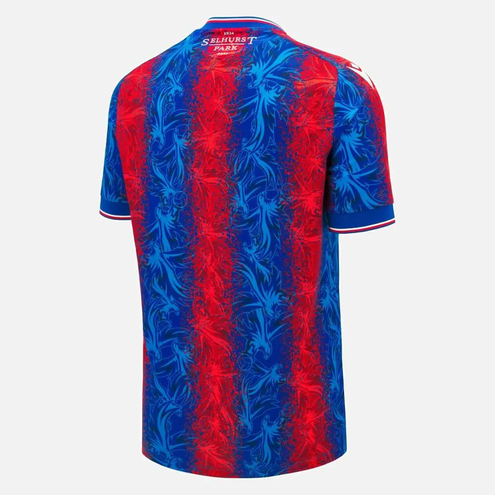 Macron 2024-25 Crystal Palace Authentic Home Jersey (Back)