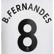 Manchester United 2022 23 Away B. Fernandes #8 Jersey Name Set Black (Back)