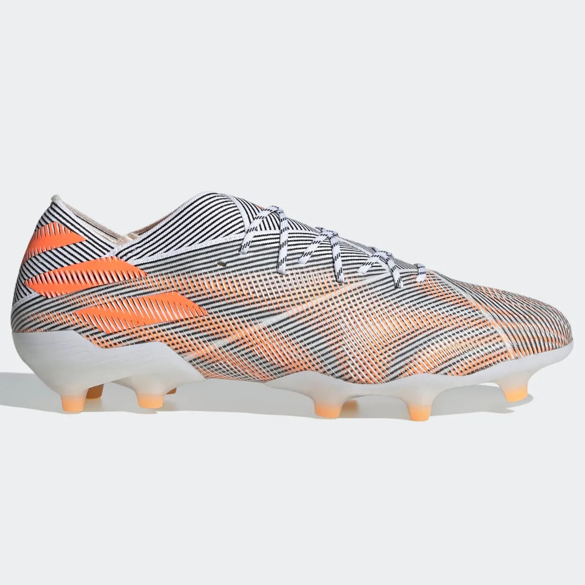 Adidas Nemeziz .1 FG - White-Black-Orange (Side 1)