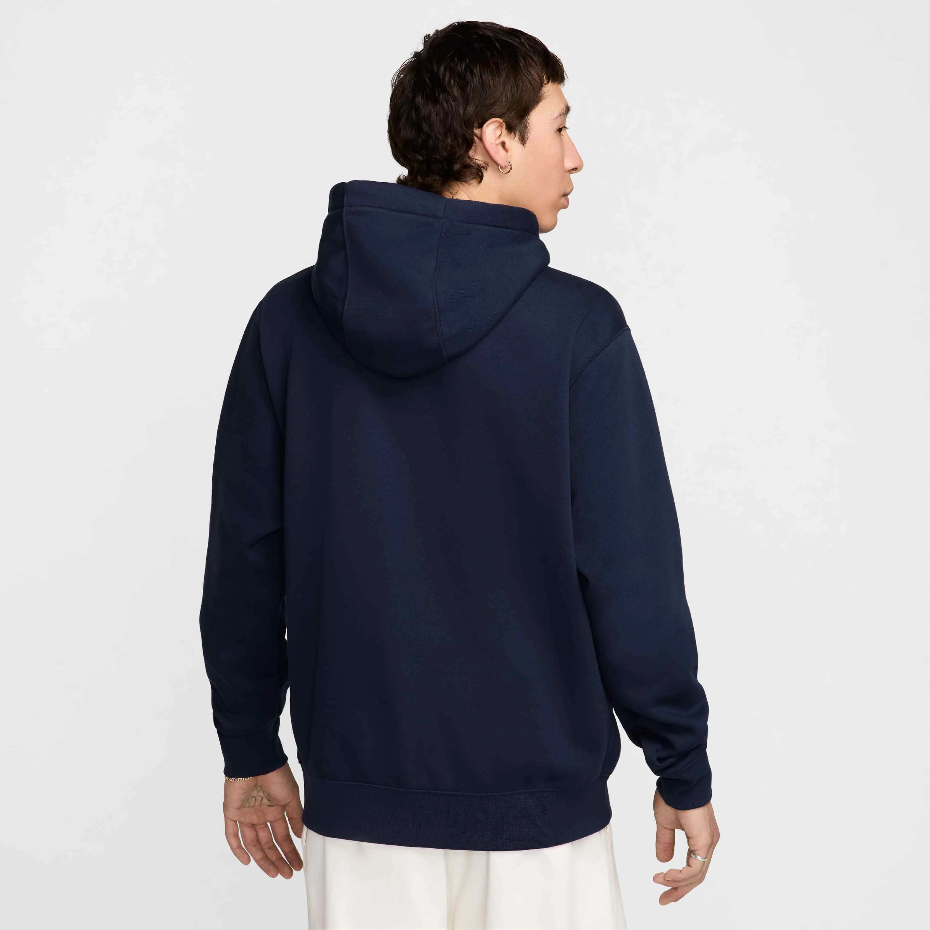 Nike 2024-25 Pumas Men's Club Pullover Hoodie (Model - Back)
