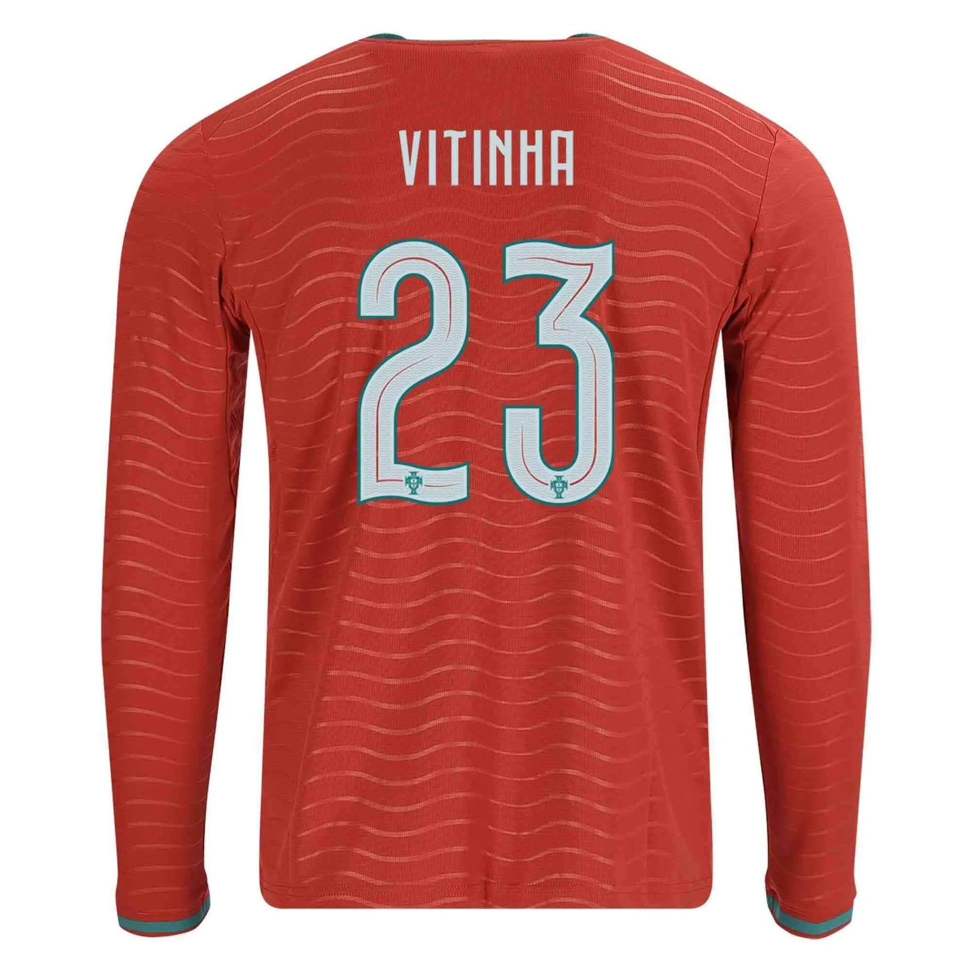 Puma 2026 Portugal Men's Stadium Home Long-Sleeve Soccer Jersey (Vitinha)