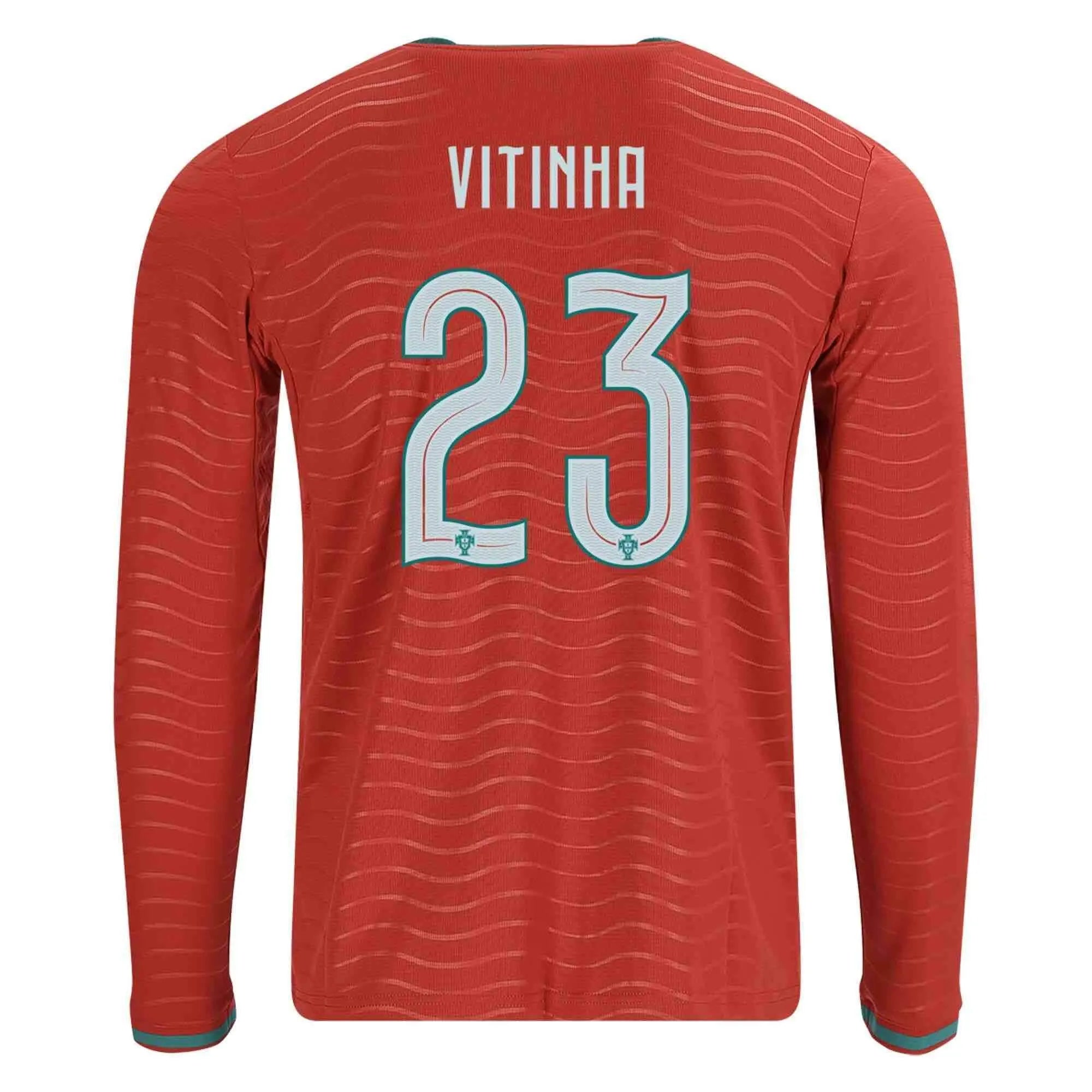 Puma 2026 Portugal Men's Stadium Home Long-Sleeve Soccer Jersey (Vitinha)