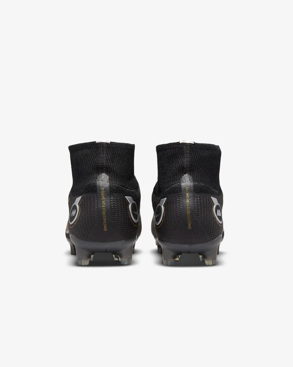 Nike Superfly 8 Elite FG - Black-Gold (Pair - Back)