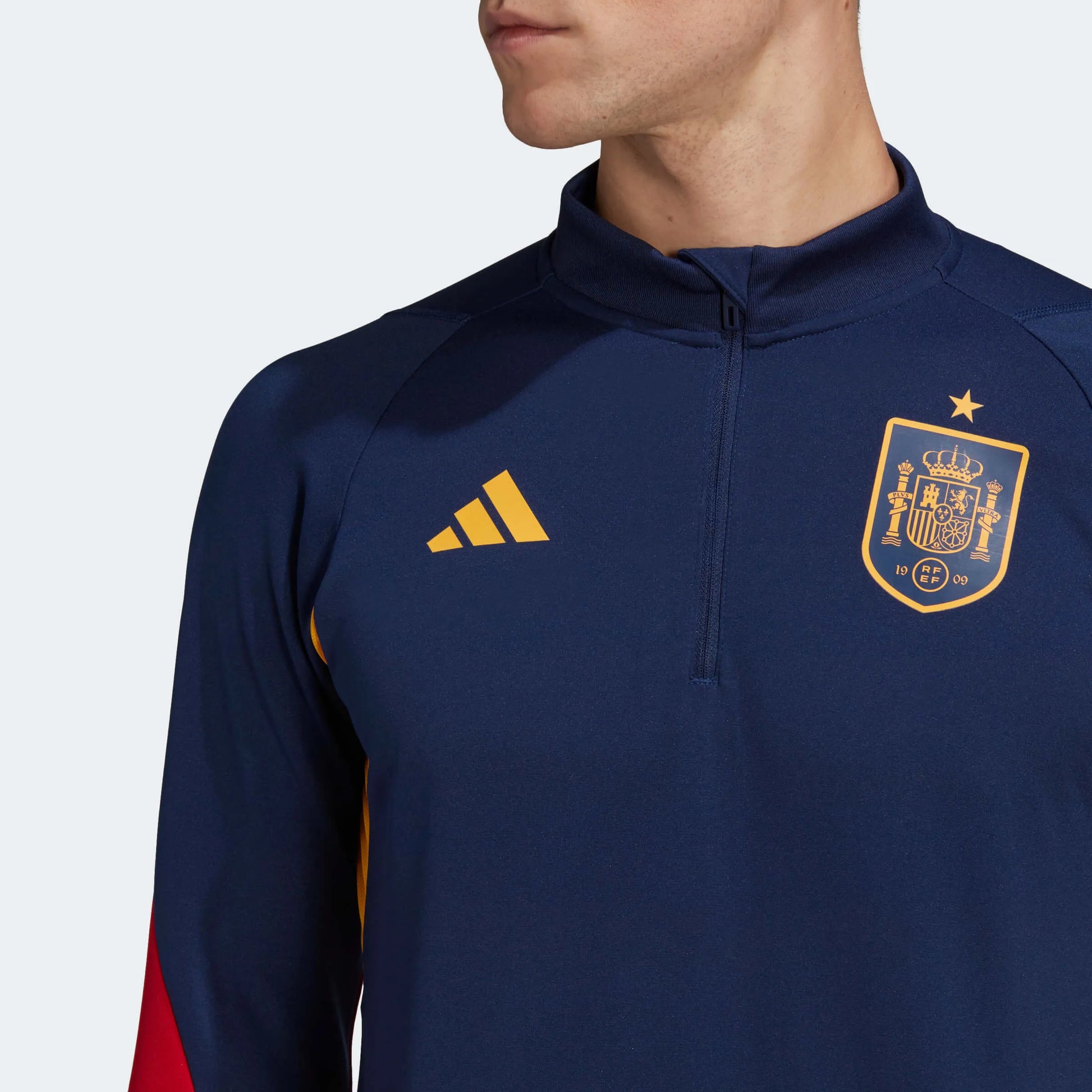 adidas 2022-23 Spain Training Top - Navy (Detail 1)