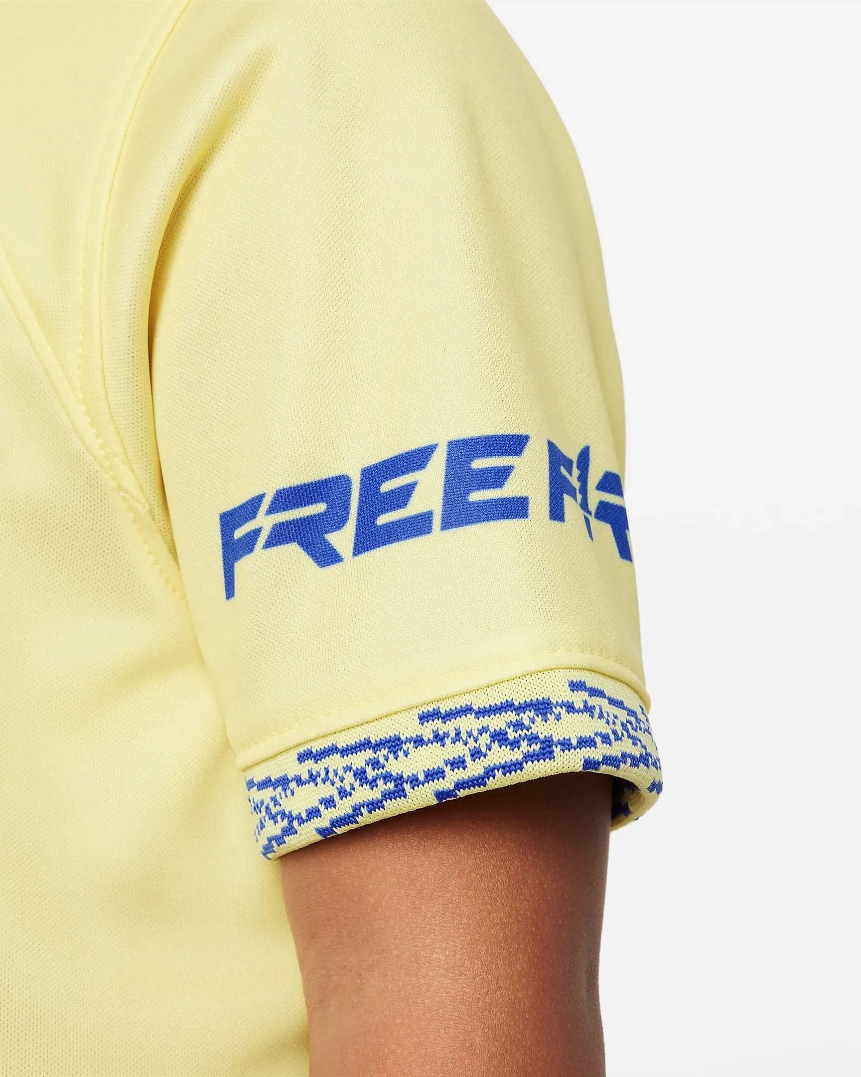 Nike 2022-23 Club America Kids' Home Mini Kit - Lemon-Blue (Detail 3)