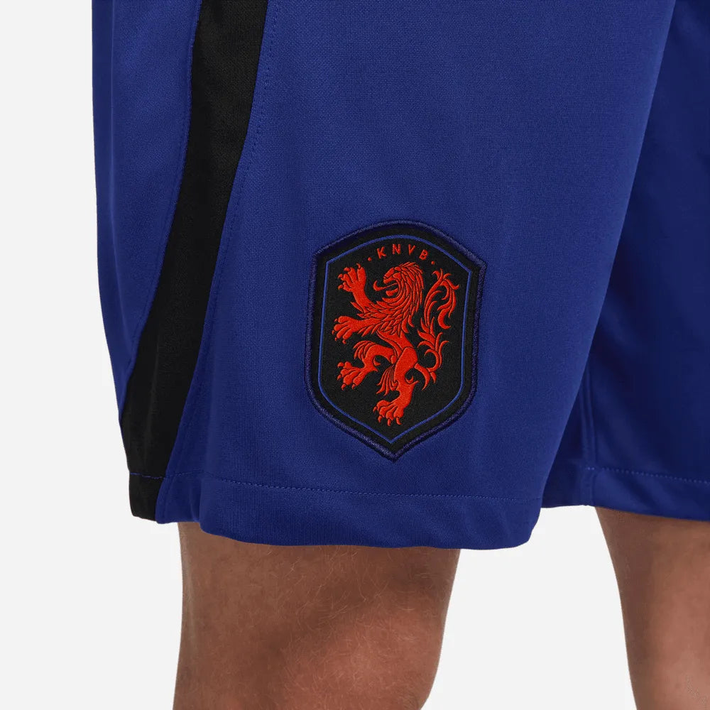 Nike 2022-23 Netherlands Away Stadium Shorts - Deep Royal-Black (Detail 3)
