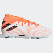 Adidas JR Nemeziz .3 FG - White-Orange-Black (Side 1)