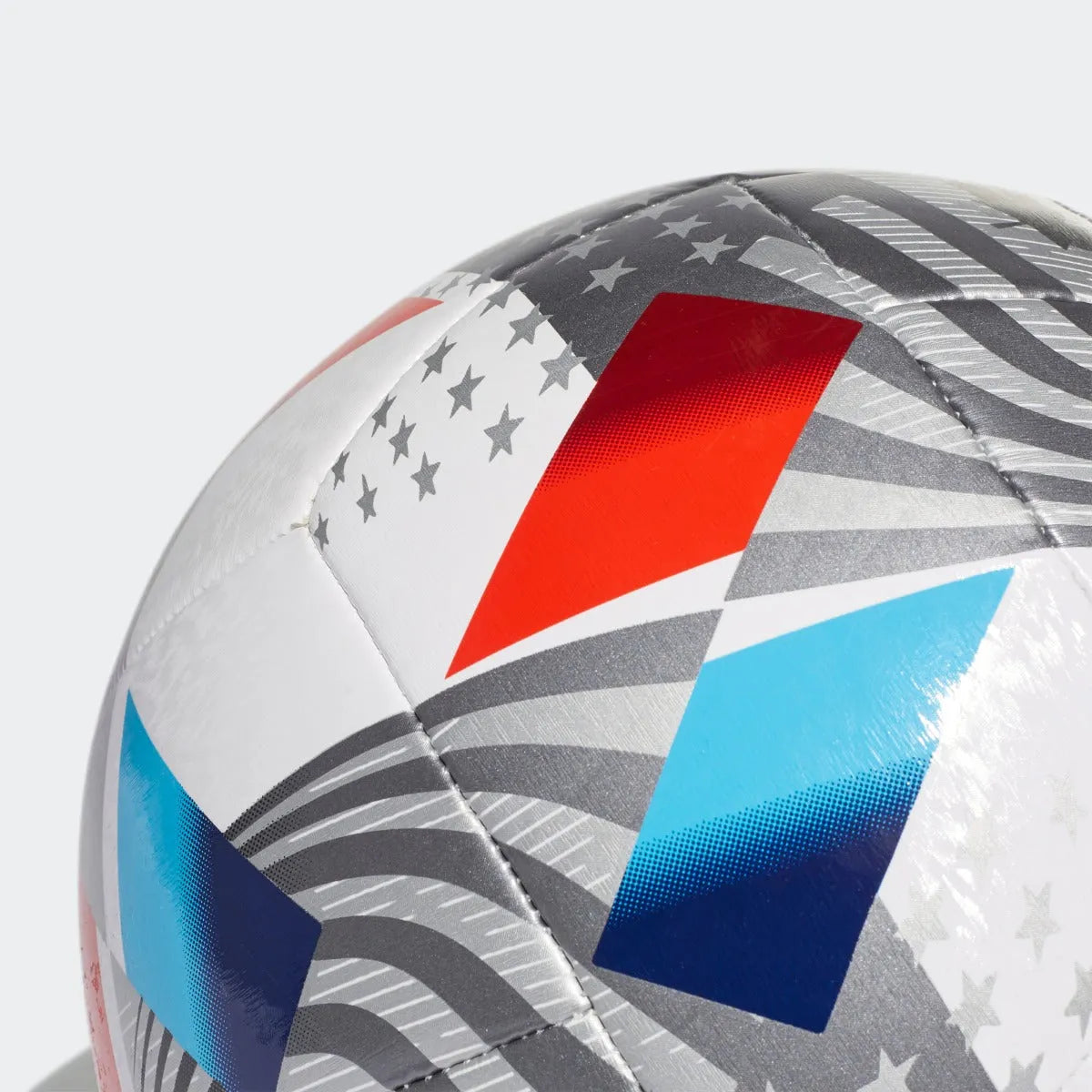 Adidas 2021 MLS Training Ball - White-Grey-Blue-Red